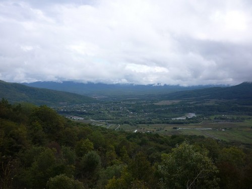горы в облаках