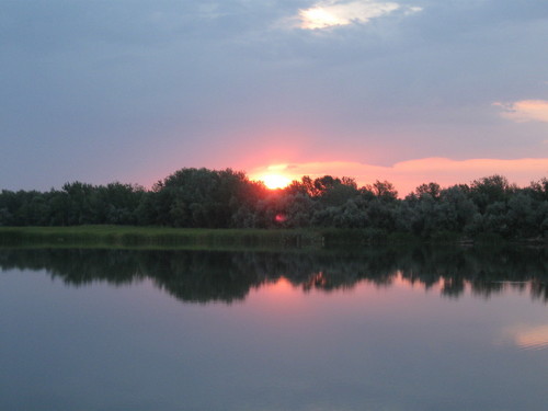 Закат.