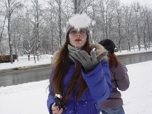 " Неужели это снег?"